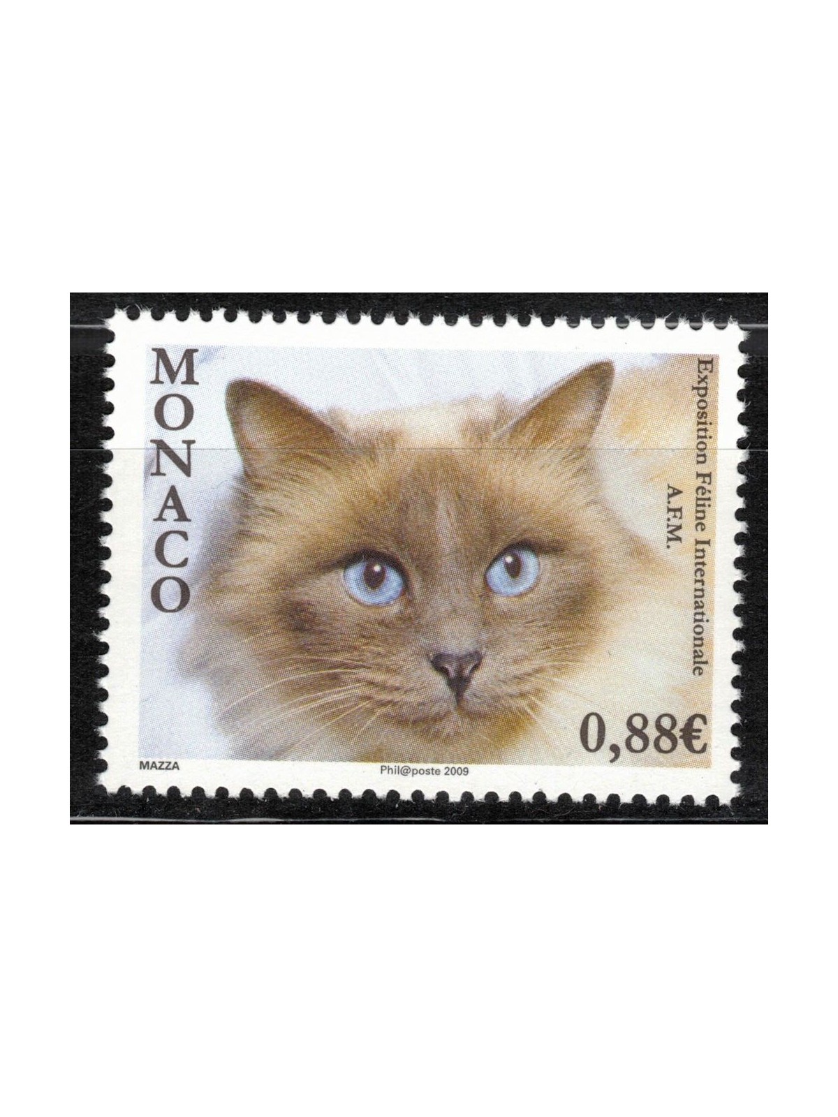 MONACO 2009 International Cat Show MNH**
