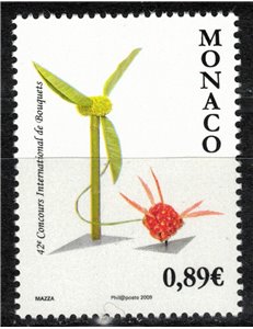 MONACO 2009 Composizione floreale MNH**