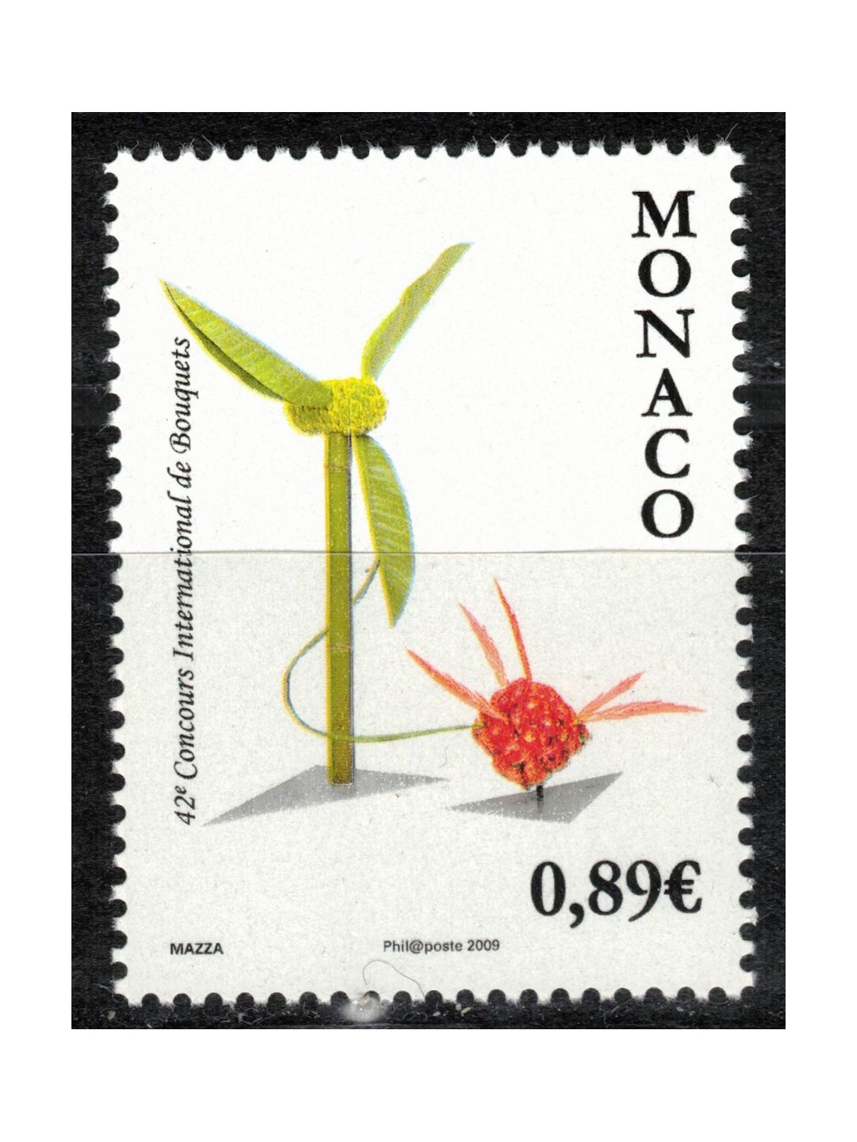 MONACO 2009 Composizione floreale MNH**