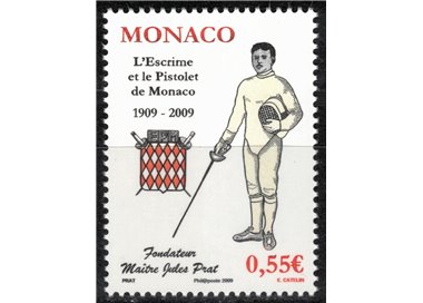 MONACO 2009 The escrime and the pistols of Monaco MNH**