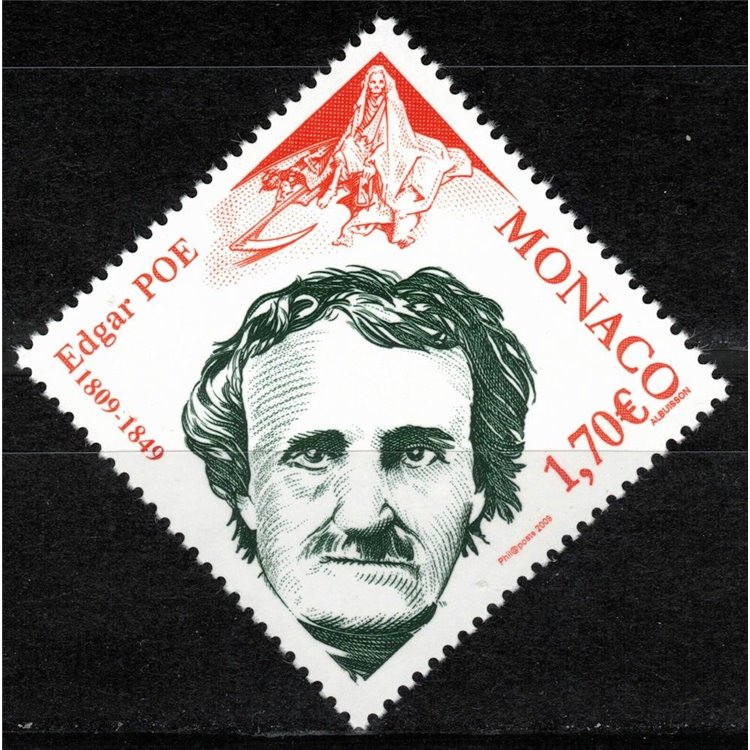 MONACO 2009 Edgar Allan Poe MNH**