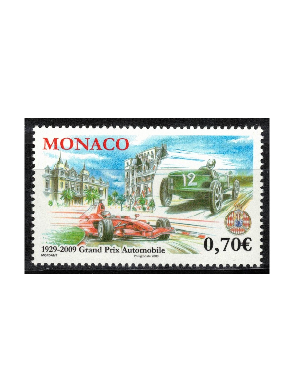 MONACO 2009 Gran Premio di Formula 1 MNH**