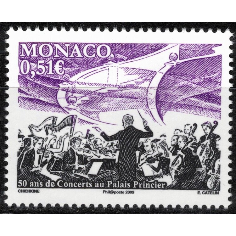 MONACO 2009 Concerts at the Prince's Palace MNH**