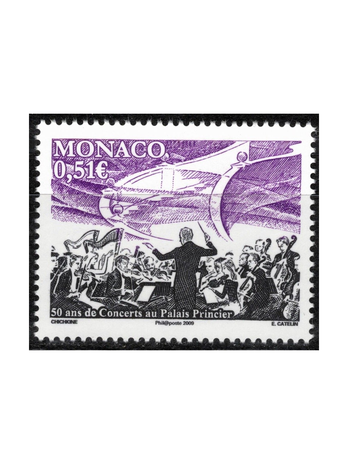 MONACO 2009 Concerts at the Prince's Palace MNH**