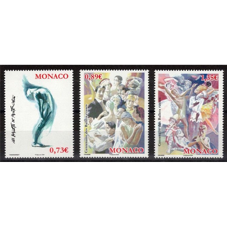 MONACO 2009 Balletti 3v MNH**