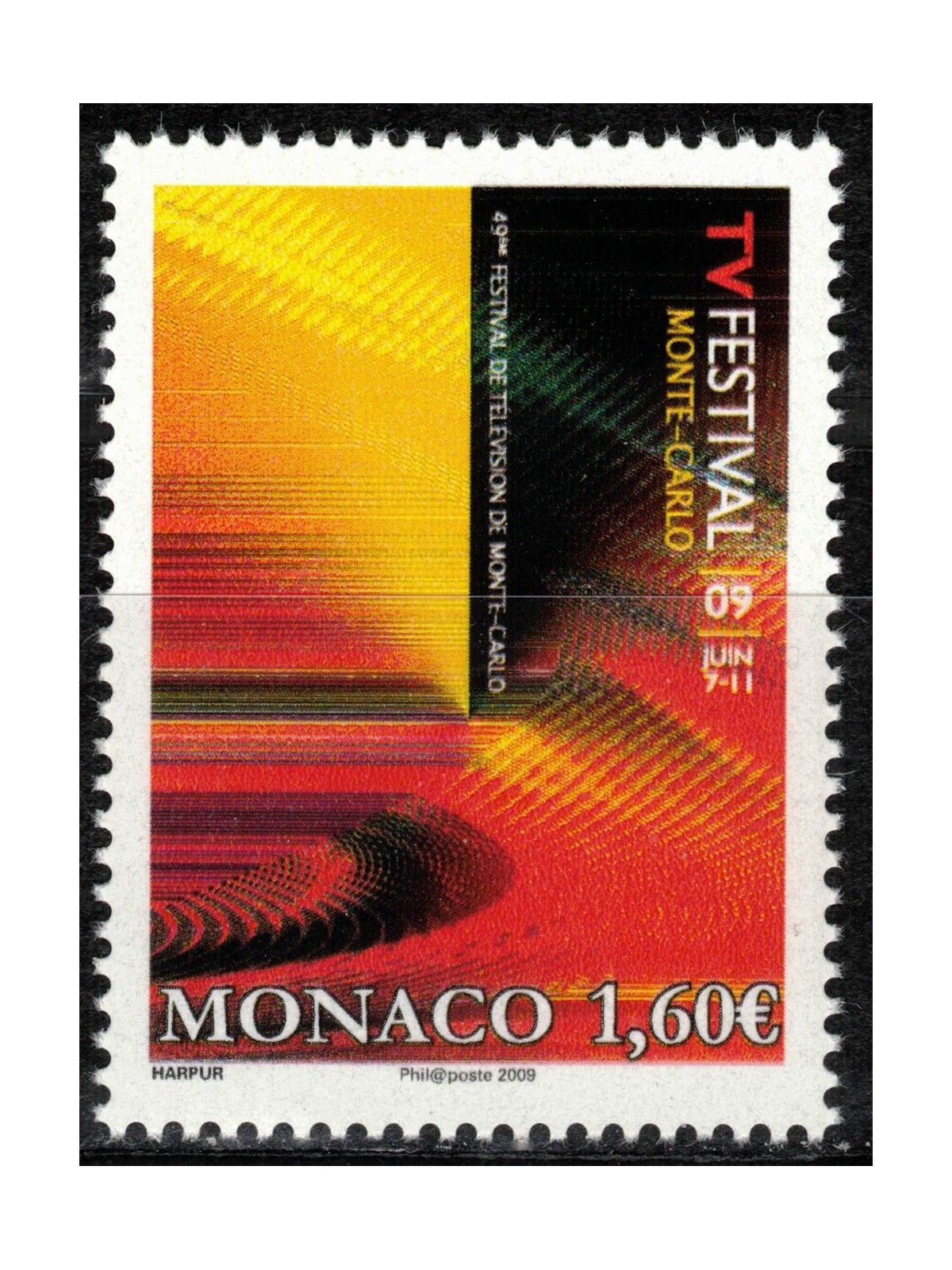 MONACO 2009 International Television Festival MNH**