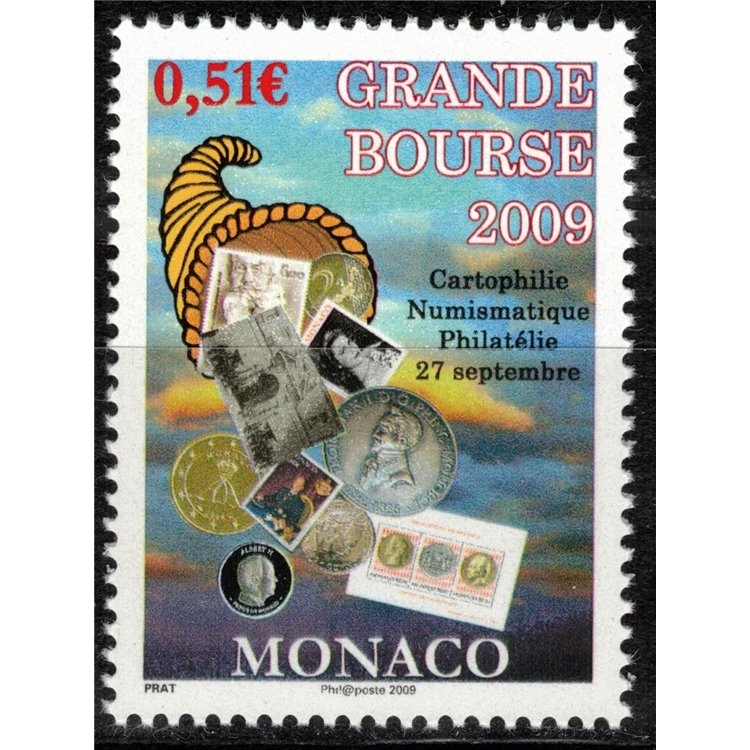 MONACO 2009 Grande Bourse MNH**