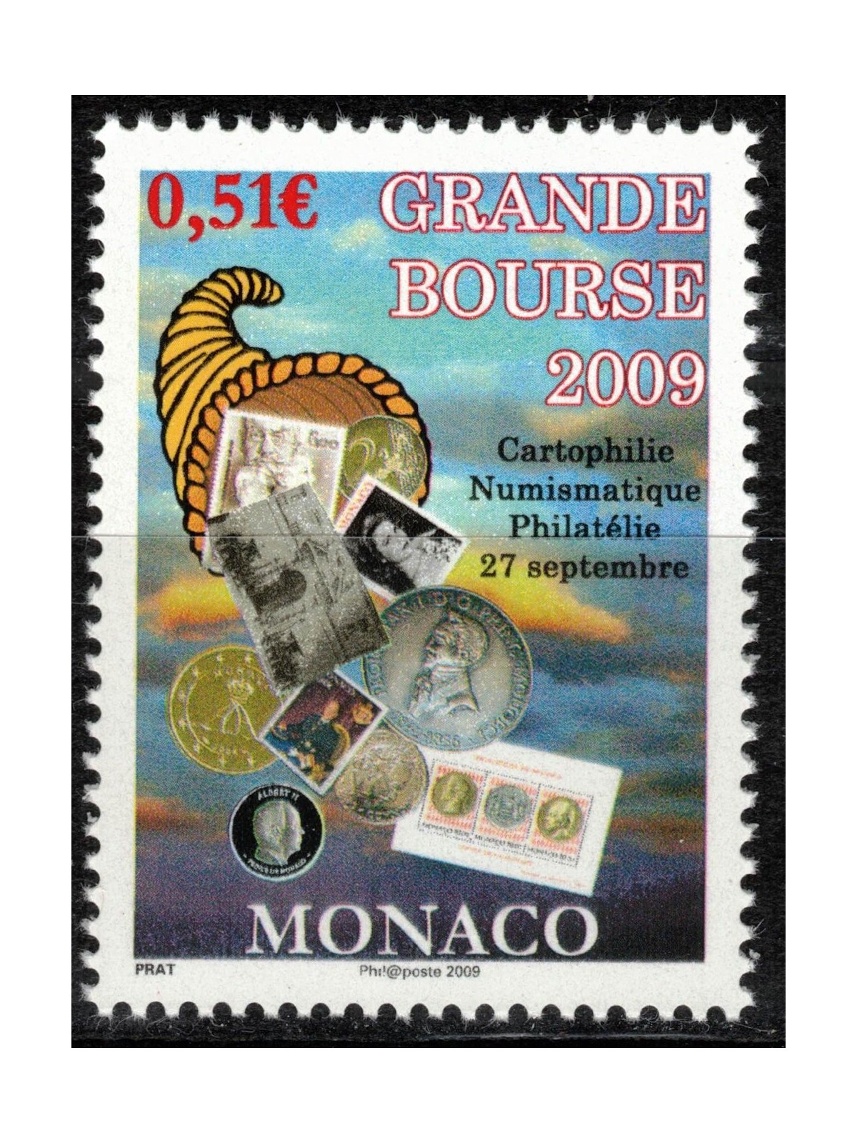 MONACO 2009 Grande Bourse MNH**