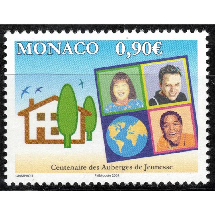 MONACO 2009 Youth Hostels MNH**