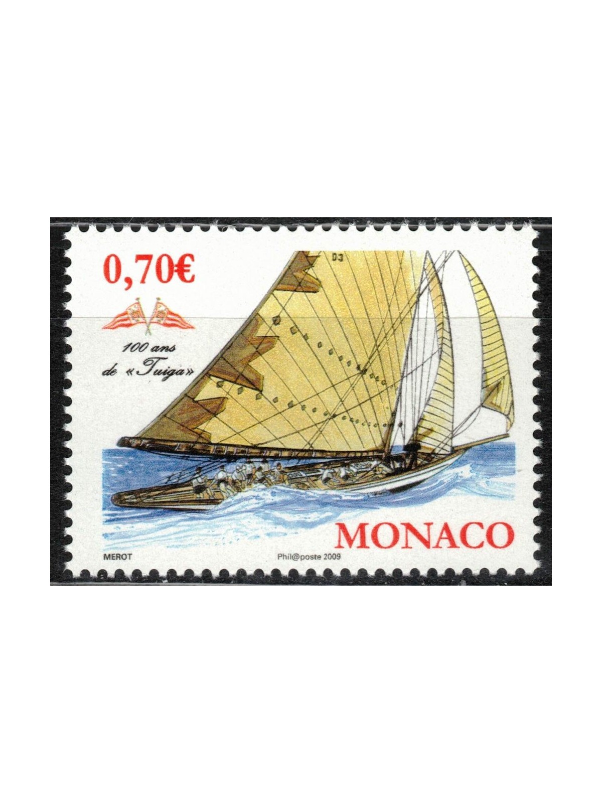 MONACO 2009 Tuiga Sailing Regatta MNH**