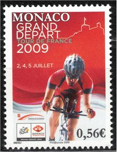 MONACO 2009 Partenza del Tour de France MNH**