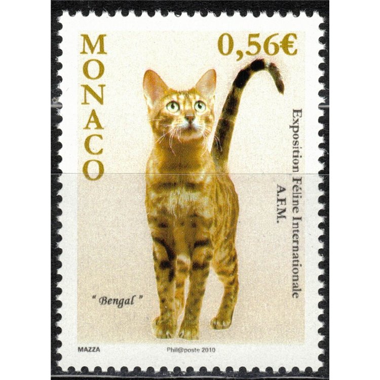 MONACO 2009 Cat Show (Bengal Cat) MNH**