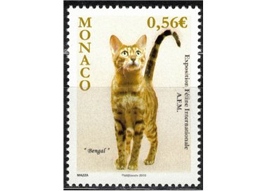 MONACO 2009 Cat Show (Bengal Cat) MNH**