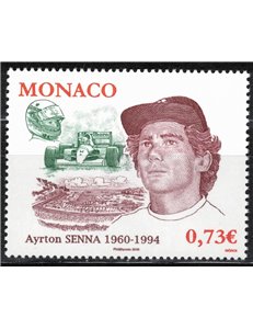 MONACO 2009 Ayrton Senna MNH**
