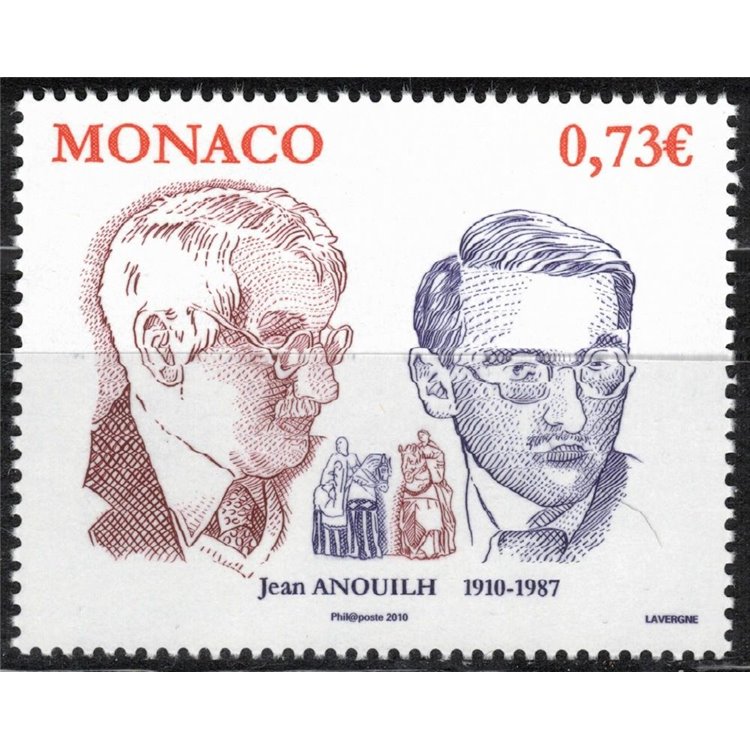 MONACO 2009 Jean Anouilh MNH**