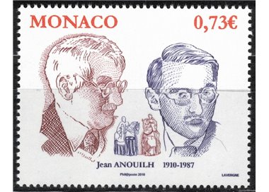 MONACO 2009 Jean Anouilh MNH**