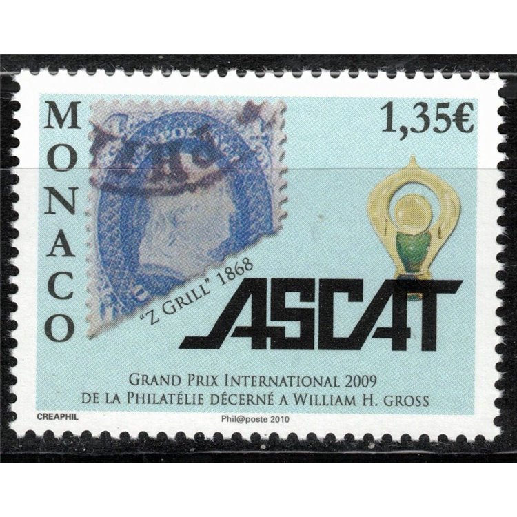 MONACO 2009 Ascat (William H. Gross) MNH**