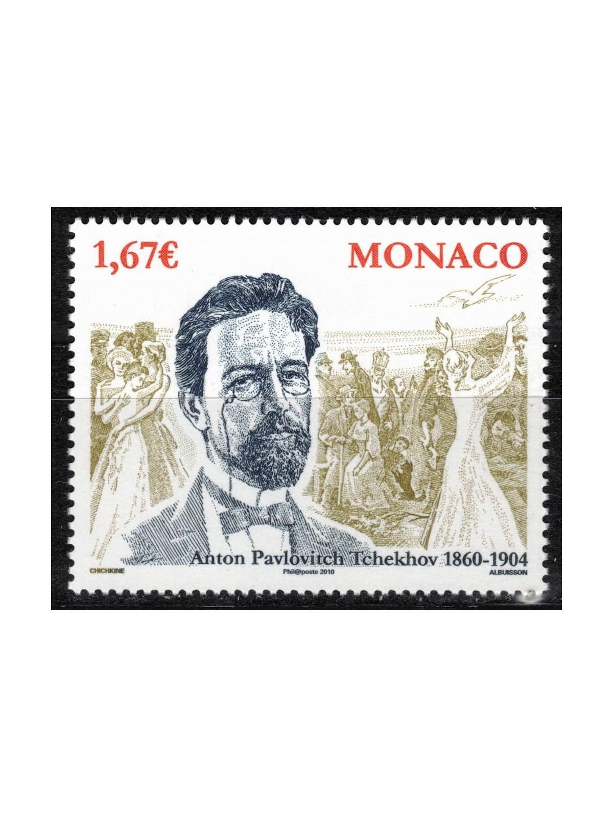 MONACO 2009 Anton Čechov MNH**