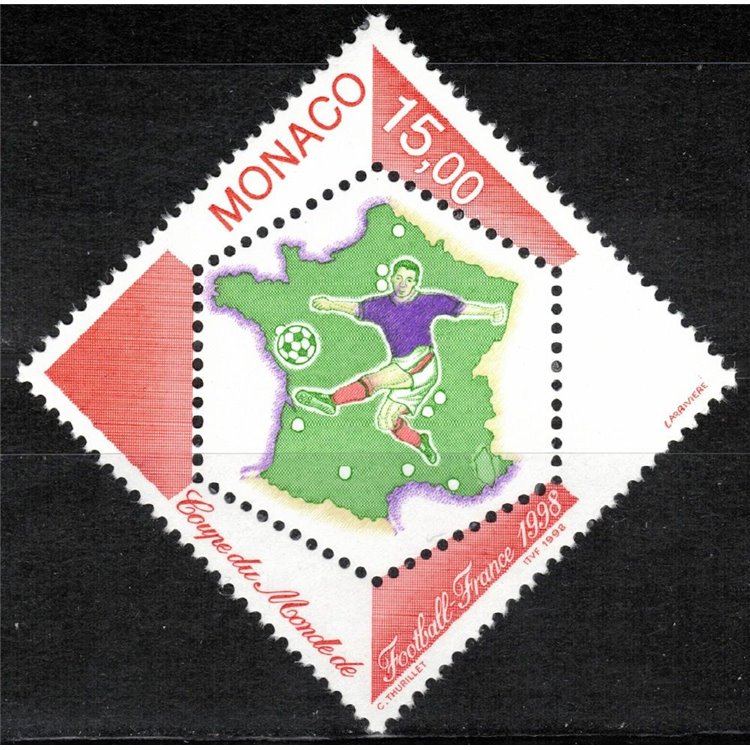 MONACO 1998 FIFA World Cup MNH**