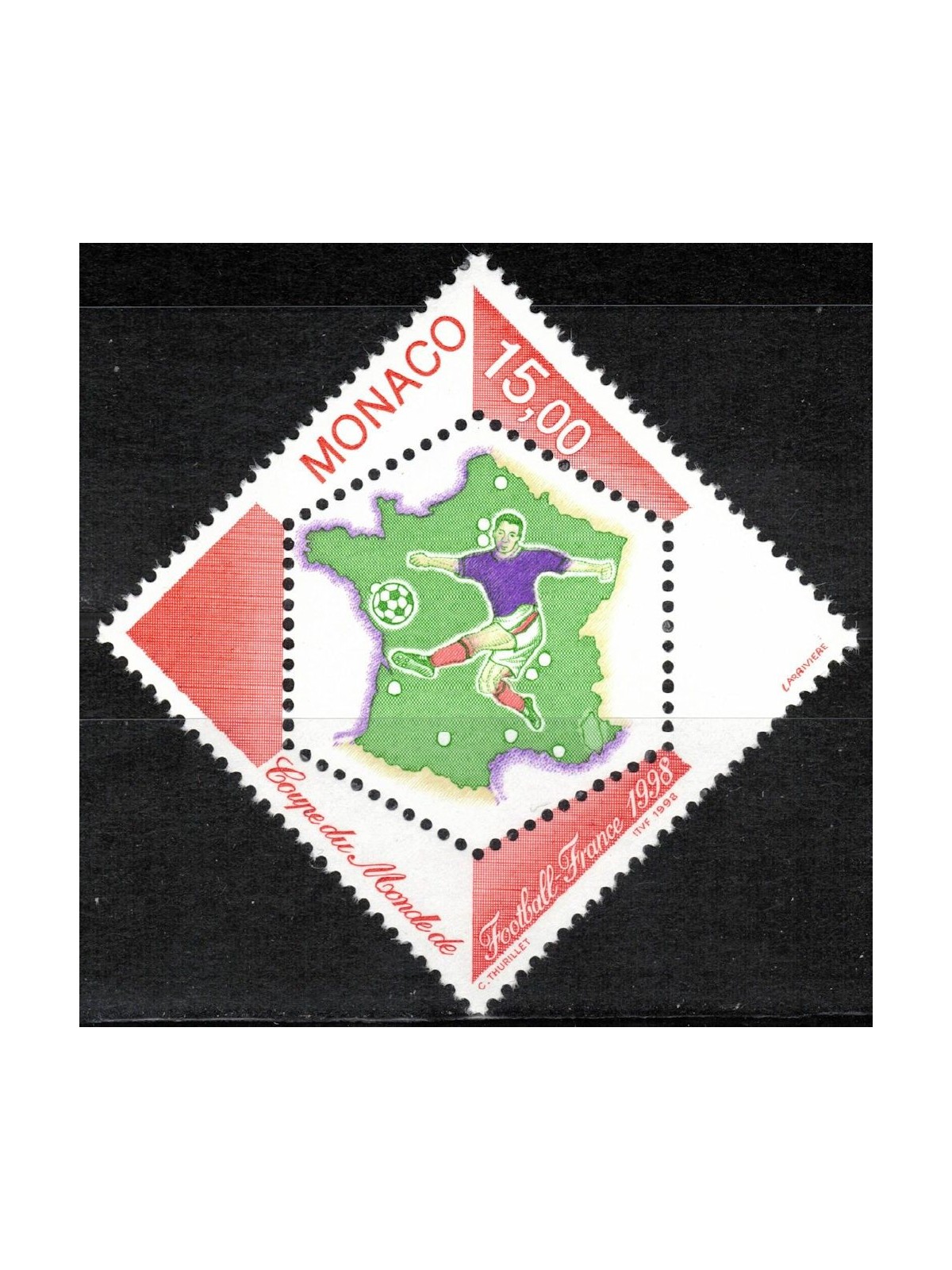 MONACO 1998 FIFA World Cup MNH**
