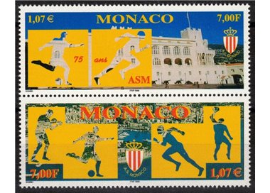 MONACO 1999 Sports Association 2v MNH**