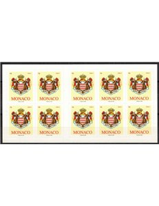 MONACO 2009 Coat of Arms of the Principality booklet MNH**
