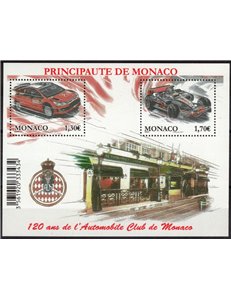 MONACO 2009 Automobilclub BF MNH**