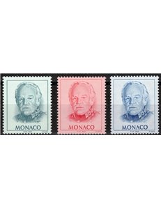 MONACO 1998 Effigie del Principe 3v MNH**