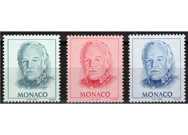 MONACO 1998 Effigy of the Prince 3v MNH**