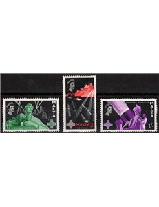 MALTA 1958 George Cross 3v MNH**