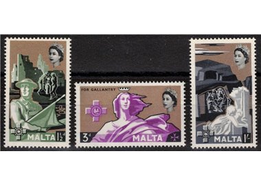 MALTA 1959 George Cross 3v MNH**