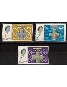 MALTA 1961 George Cross 3v MNH**