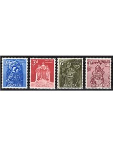 MALTA 1962 Grande Assedio 4v MNH**
