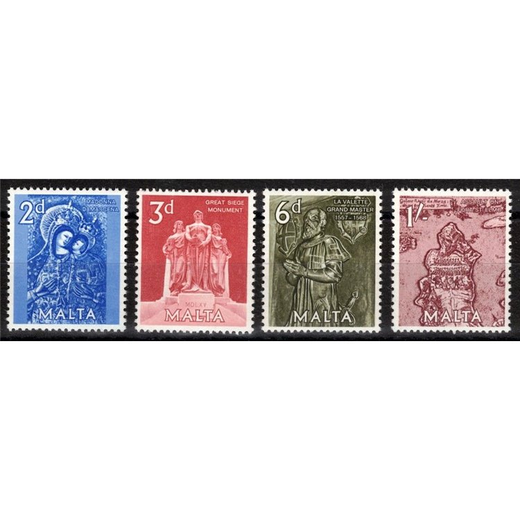 MALTA 1962 Great Siege 4v MNH**