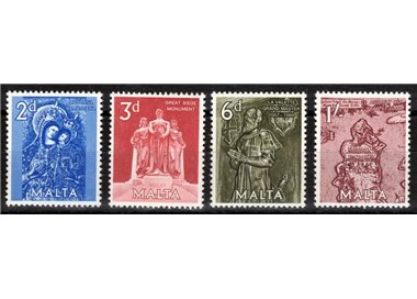 MALTA 1962 Great Siege 4v MNH**