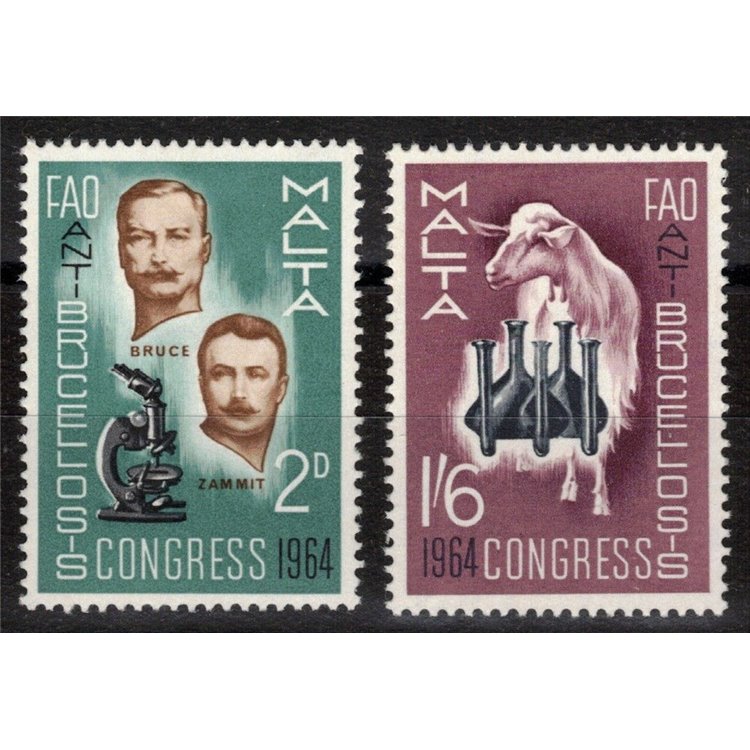 MALTA 1964 Lotta contro la febbre maltese 2v MNH**