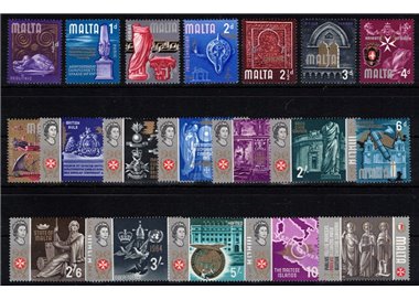 MALTA 1965 Finals 19v MNH**