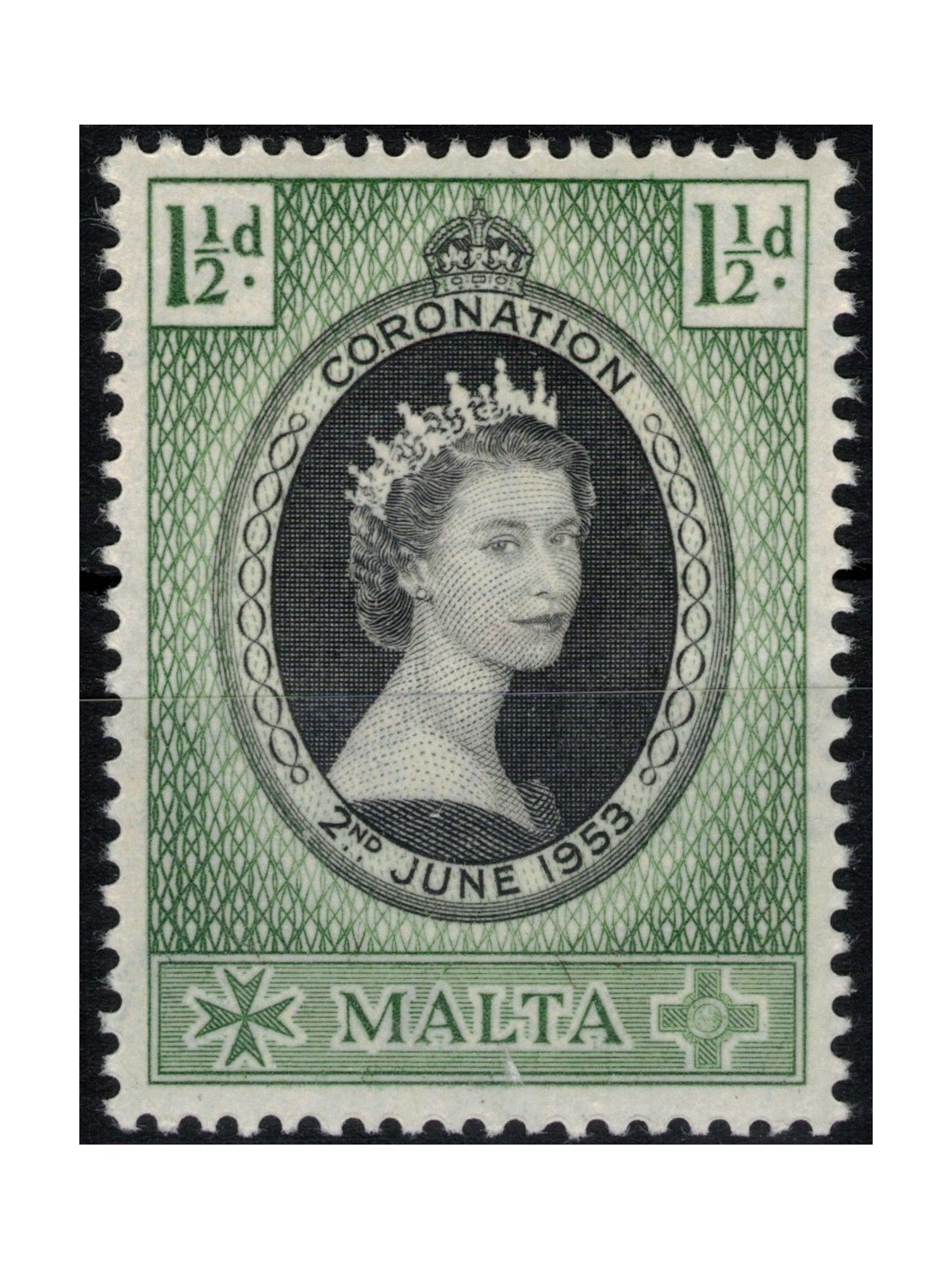 MALTA 1953 Coronation of the Queen MNH**