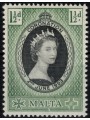 MALTA 1953 Coronation of the Queen MNH**