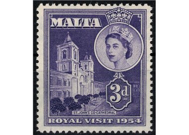 MALTA 1954 Royal Visit MNH**