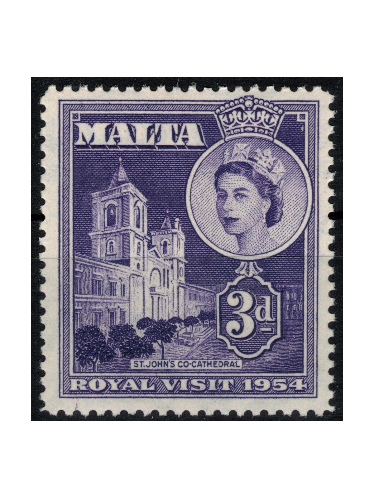 MALTA 1954 Visita reale MNH**