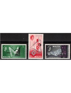 MALTA 1958 Technical Education 3v MNH**