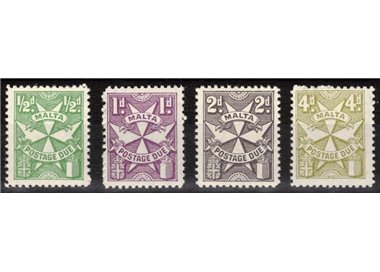 MALTA 1967 Postage due 4v MNH**