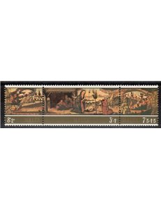 MALTA 1975 Christmas (triptych) 3v MNH**