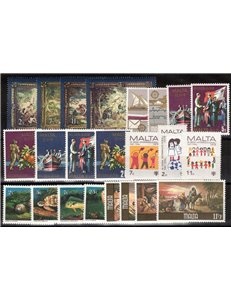 MALTA 1979 Annata completa 23v MNH**