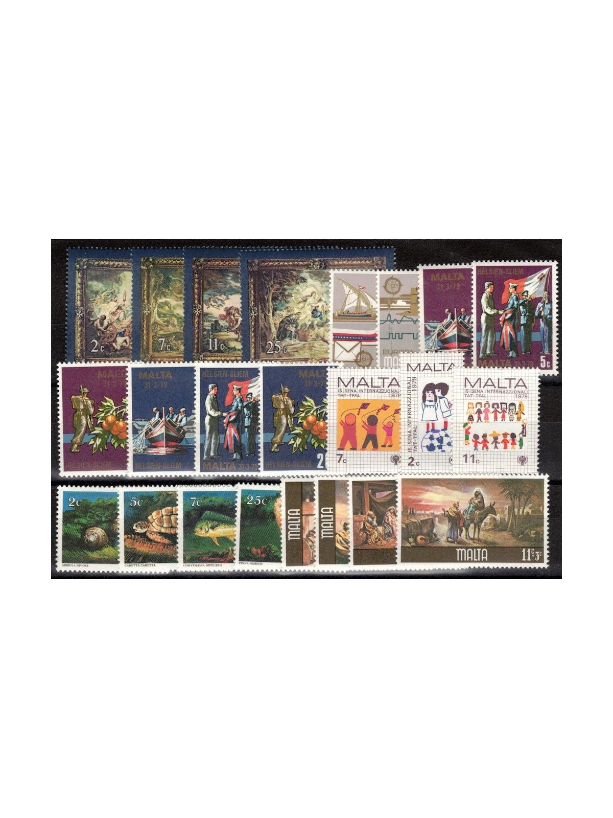 MALTA 1979 Complete Year 23v MNH**