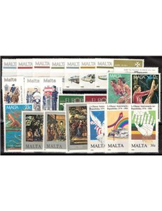 MALTA 1984 Complete Year 22v MNH**