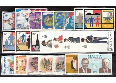 MALTA 1989 Annata completa 22v MNH**