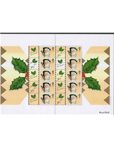 GREAT BRITAIN 2000 Christmas m/s MNH**