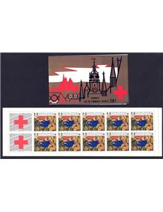 FRANCE 1987 Pro Red Cross booklet MNH**
